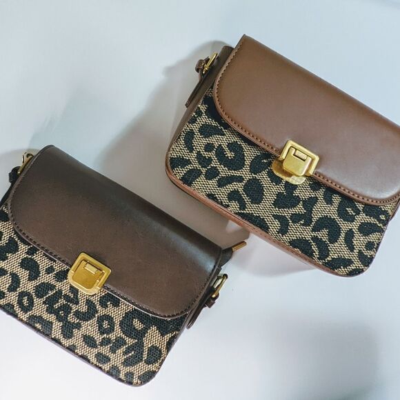 Ladies Leopard Shoulder Bag  - Picture 3 of 10